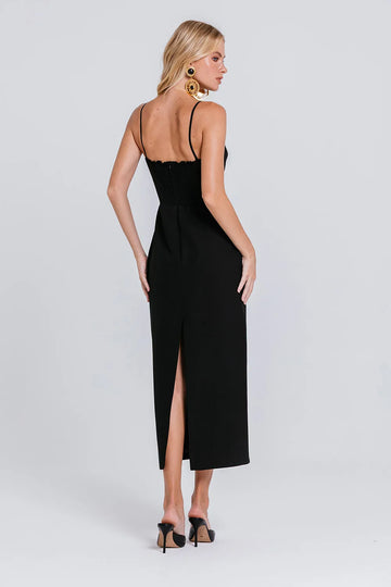 CHARTH - Vestido Iohara Preto